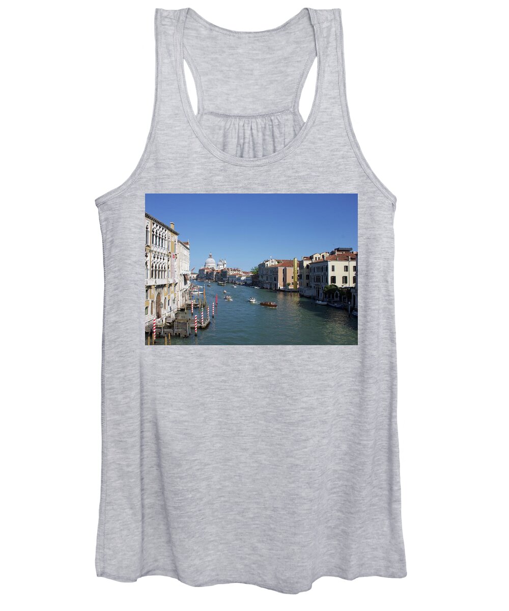 Grand Canal Women's Tank Top featuring the photograph The five senses. Grand Canal. by Yvonne M Smith