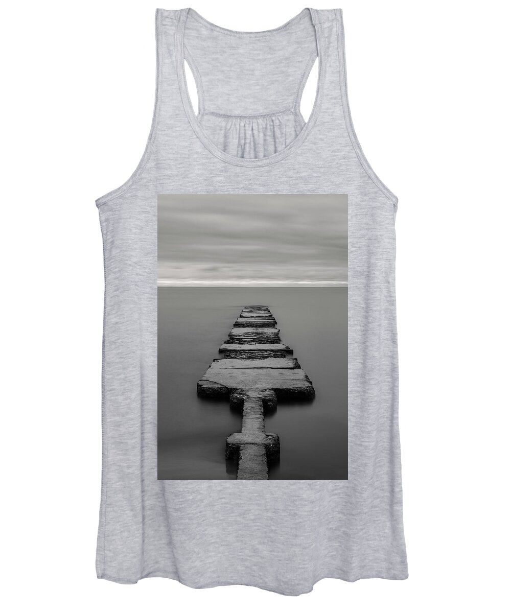 Jetty Women's Tank Top featuring the photograph The Jetty by Nate Brack