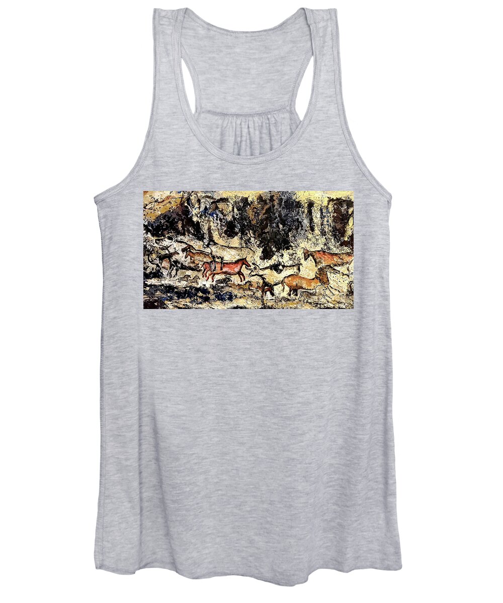 Journey Women's Tank Top featuring the painting The Journey Within Piece #2 by Eileen Kelly