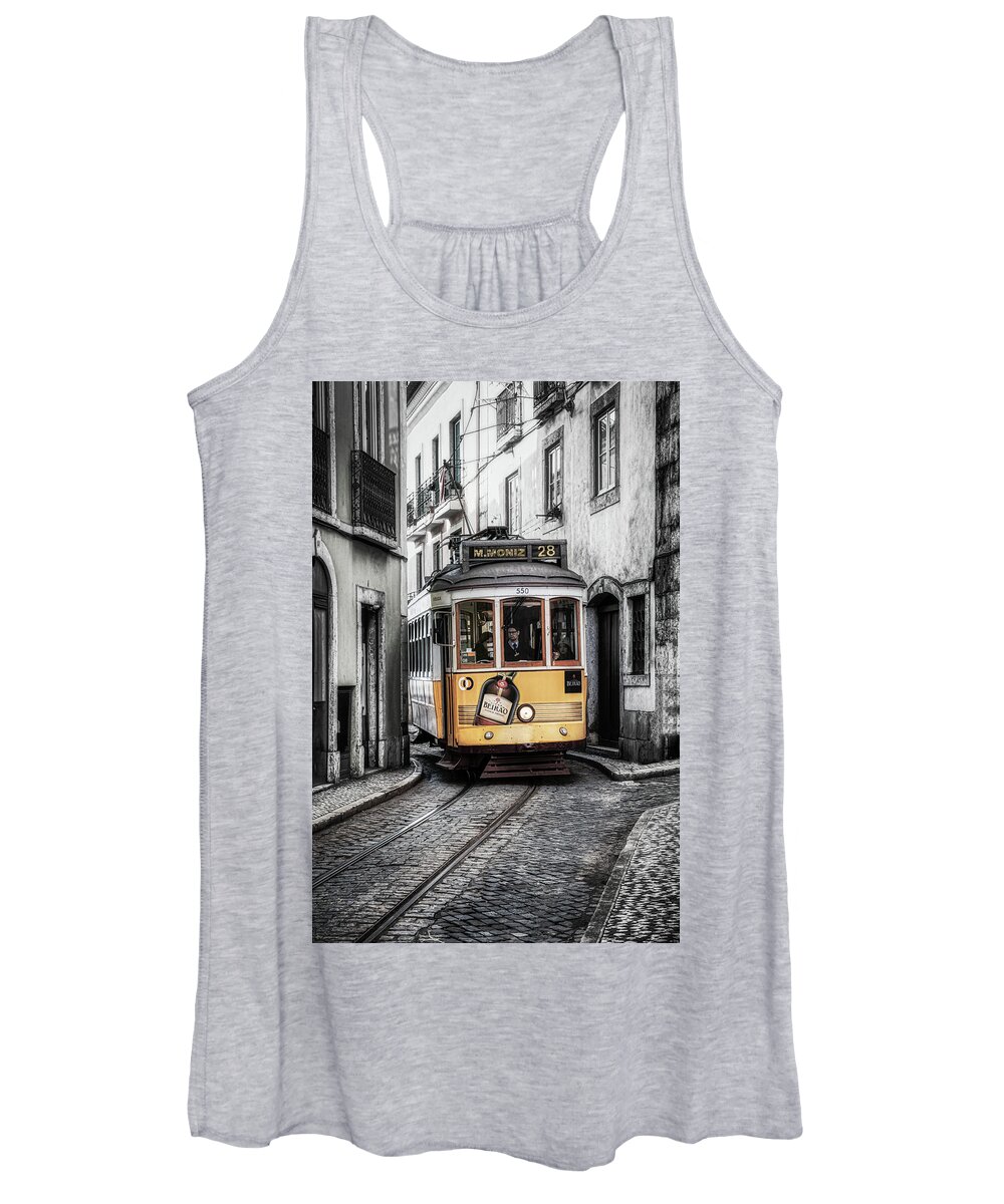 Tram Women's Tank Top featuring the photograph The Number 28 by Micah Offman