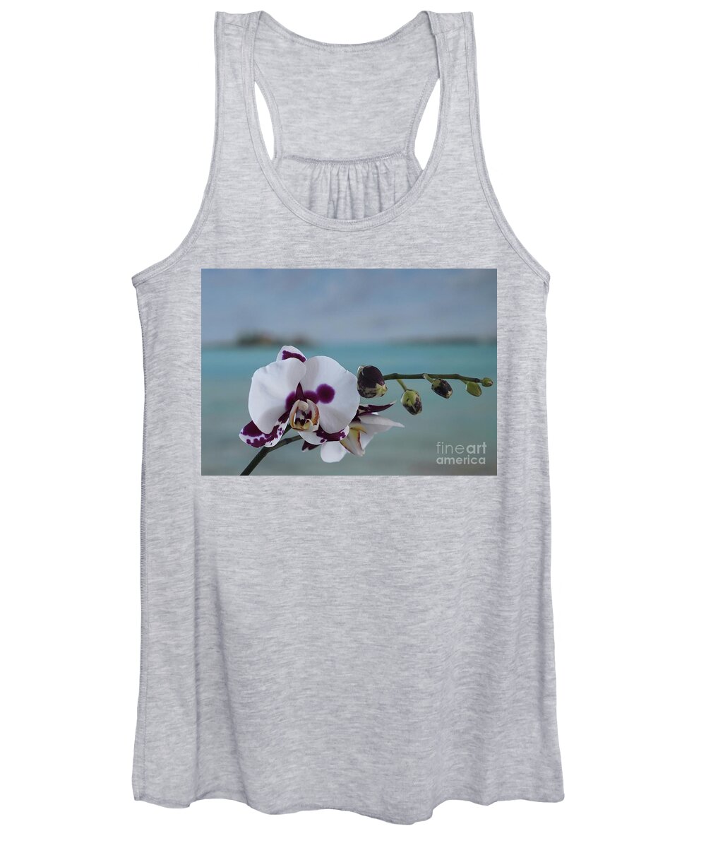 Flower Women's Tank Top featuring the photograph The Orchid by Jan Daniels