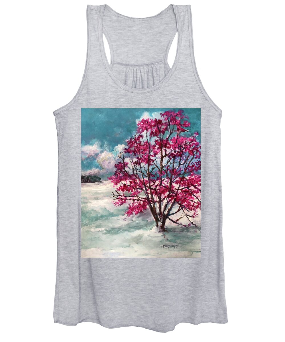 Persistence Women's Tank Top featuring the painting The Persistence of Love by Rand Burns