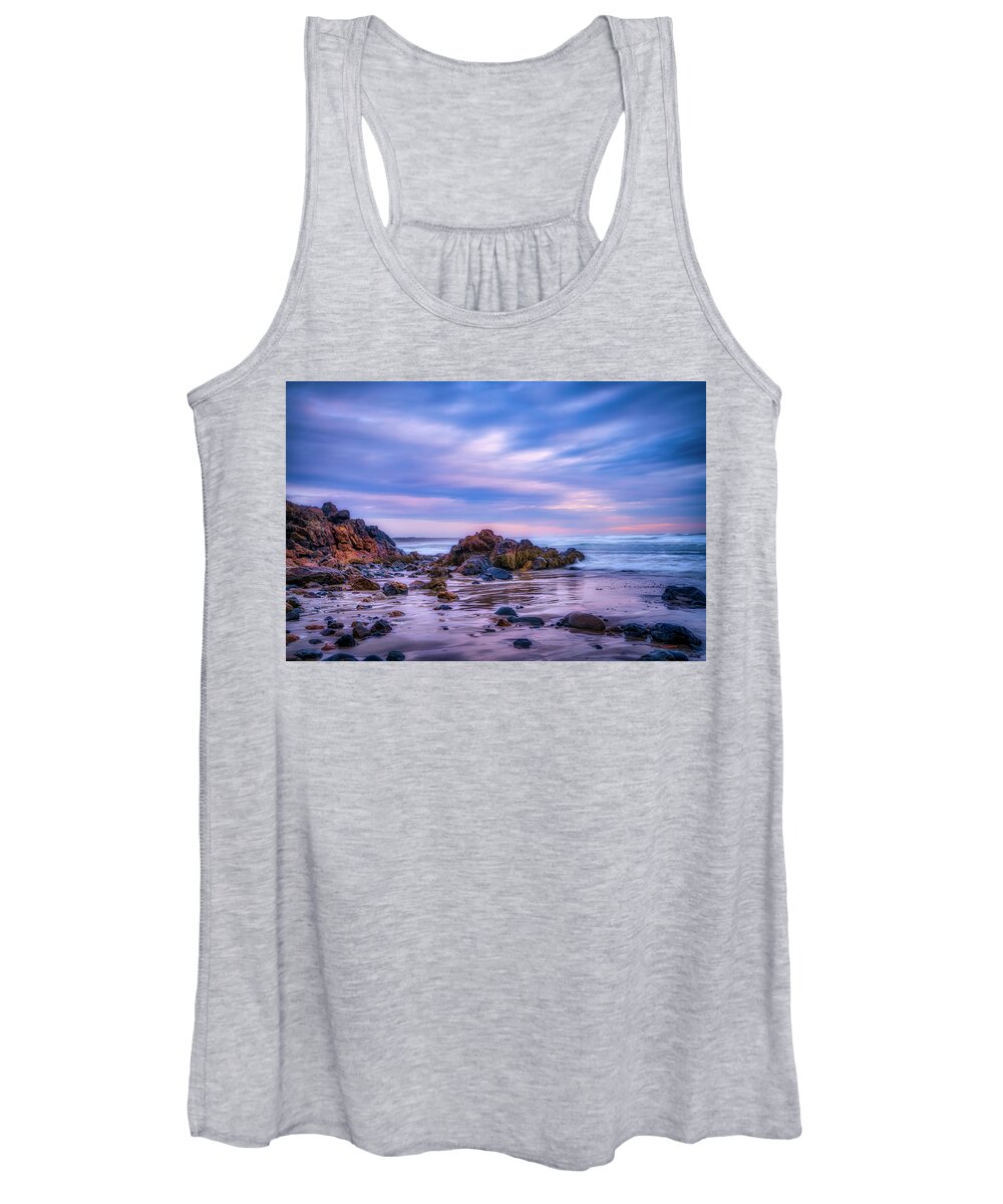 Rocks Women's Tank Top featuring the photograph The Rocks of Marginal Way by Penny Polakoff