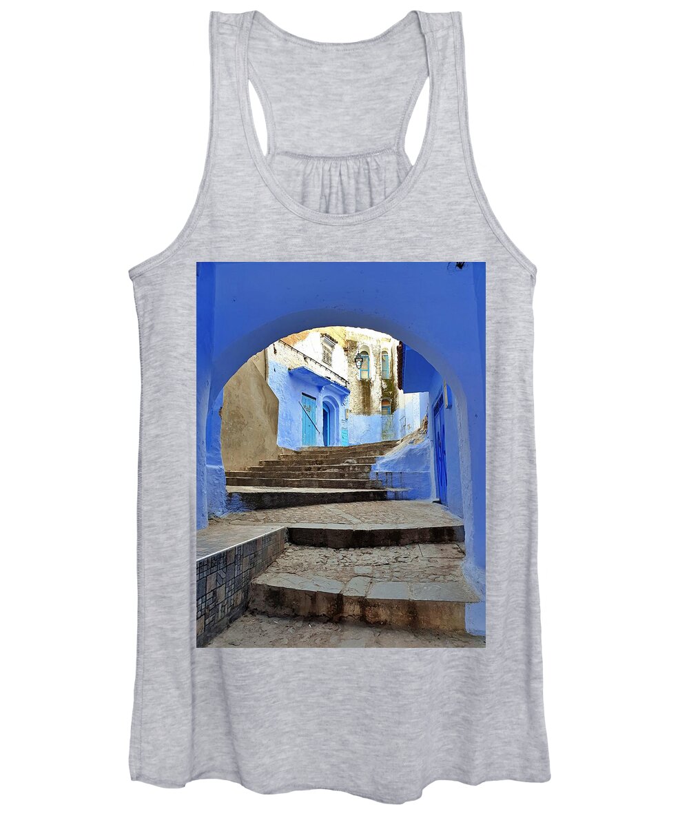 Tunnel Women's Tank Top featuring the photograph The Secret Tunnel by Andrea Whitaker