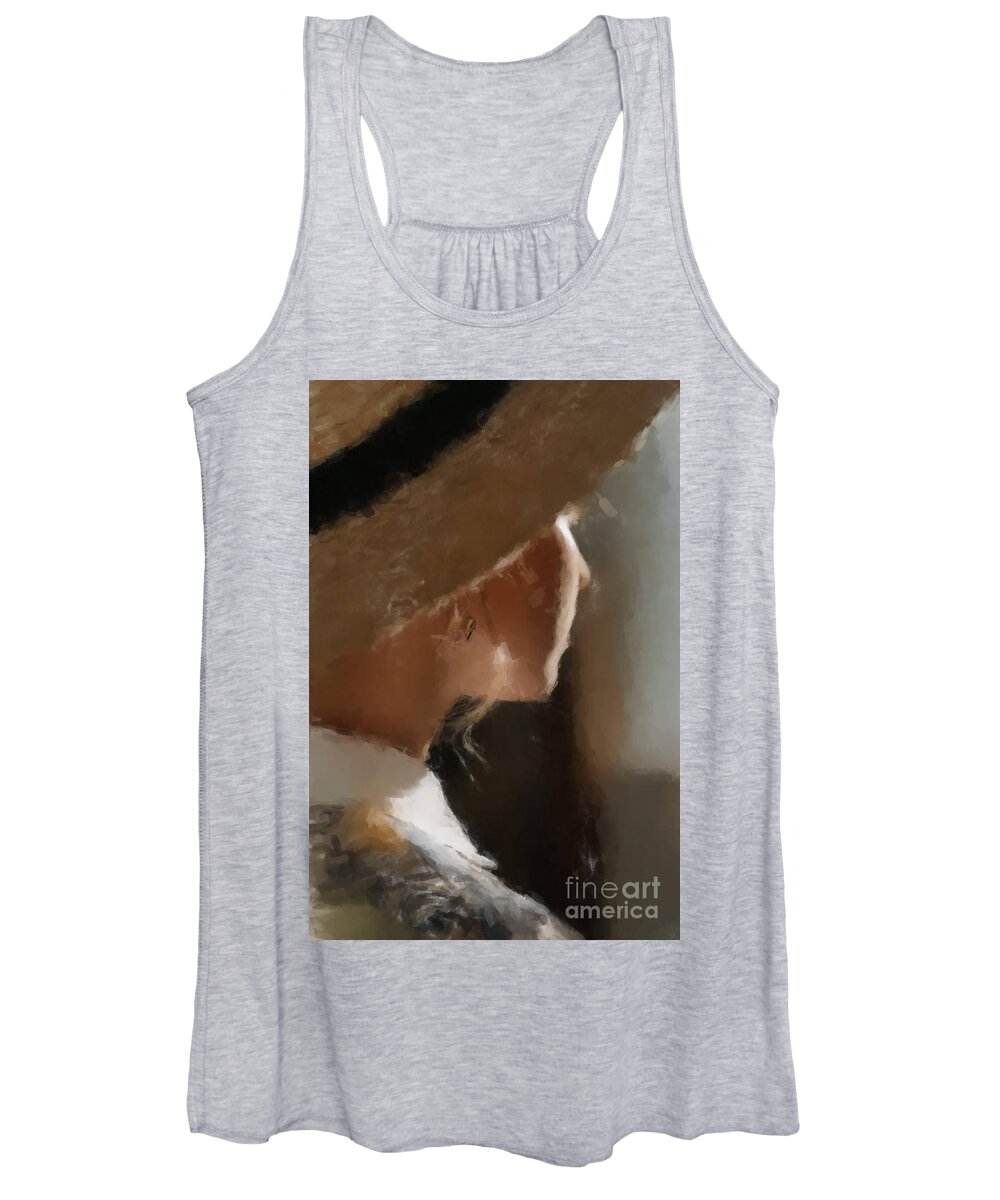  Women's Tank Top featuring the painting The Window by Gary Arnold