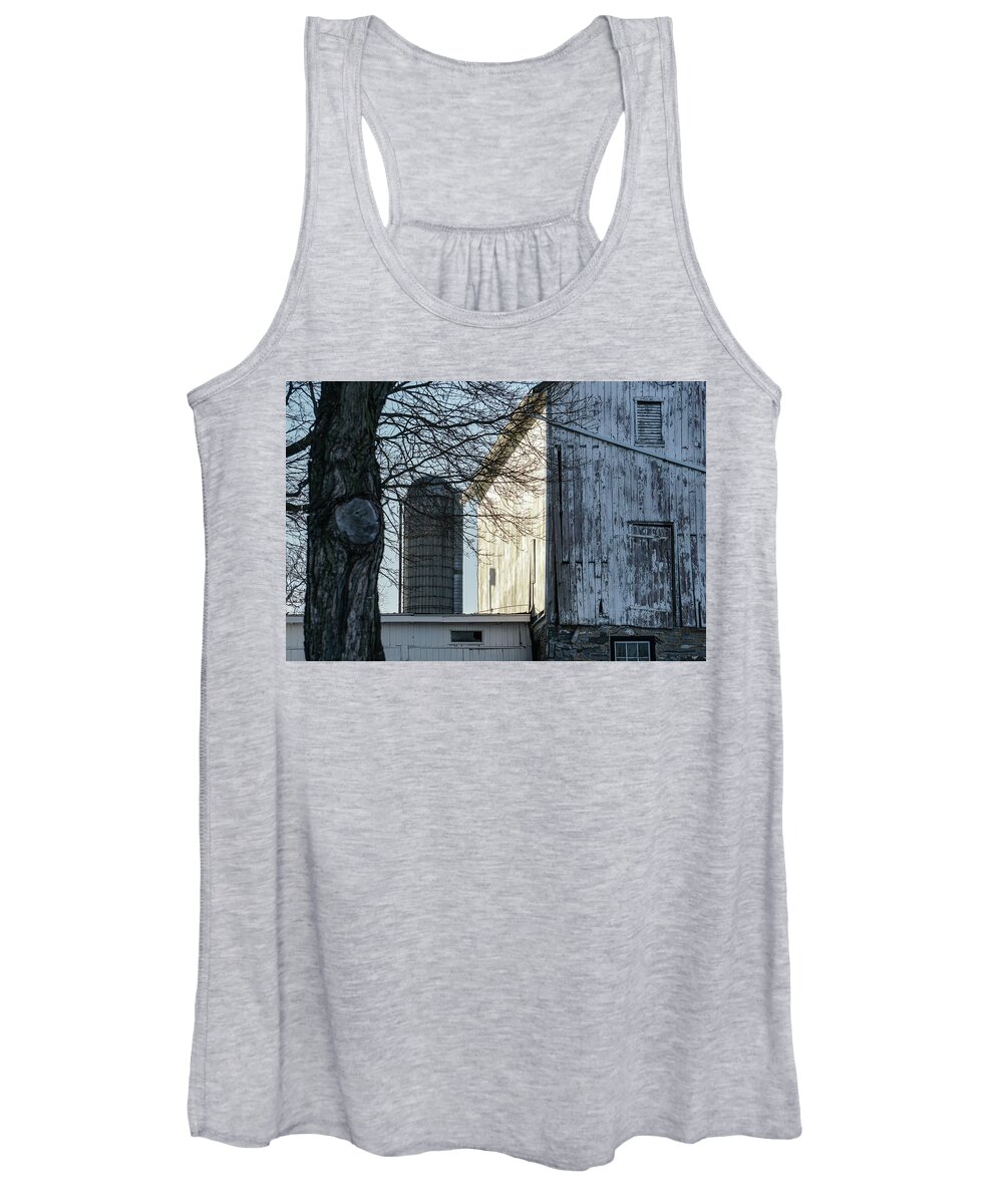 Old Barn Women's Tank Top featuring the photograph Timeworn by Tana Reiff