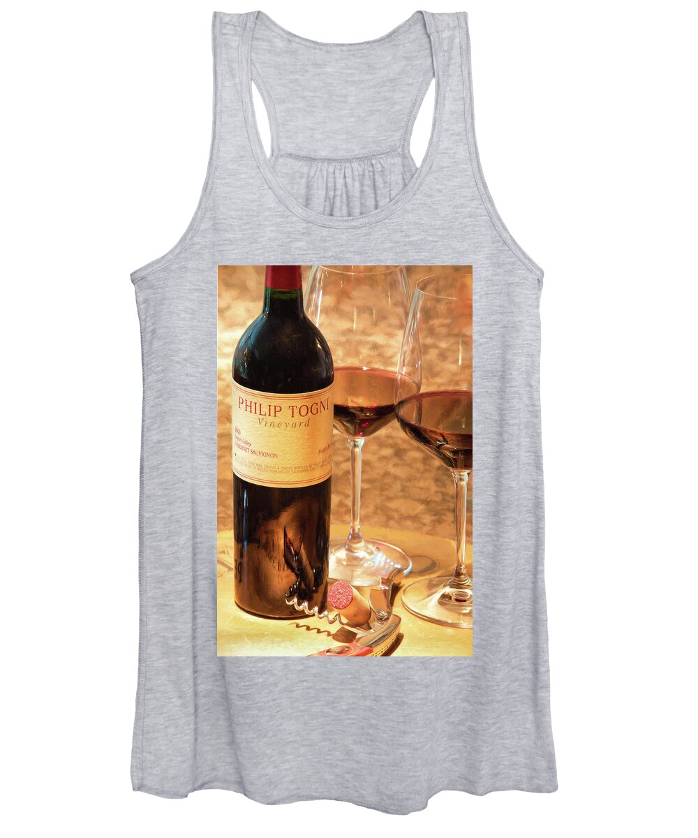 Cabernet Sauvignon Women's Tank Top featuring the photograph Togni Wine 19 by David Letts