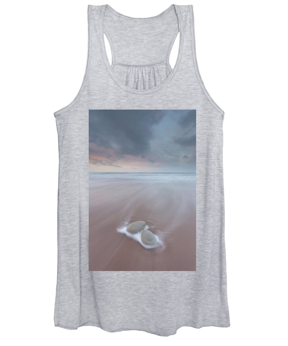 Beach Women's Tank Top featuring the photograph Two of a kind by Anita Nicholson