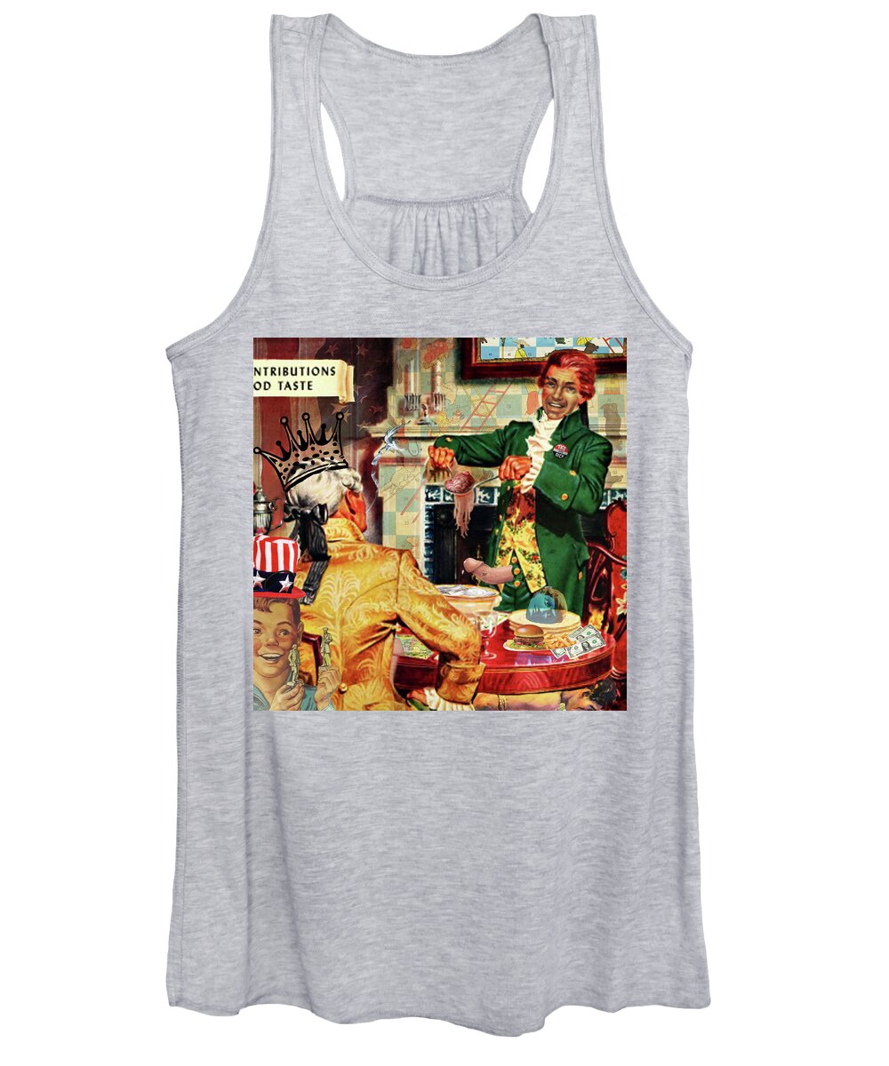 Politics Women's Tank Top featuring the photograph Uncle Sam by Perry Hoffman