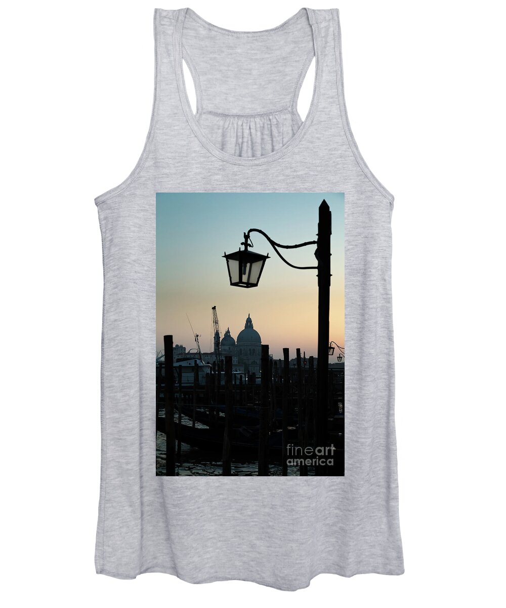 Italy Women's Tank Top featuring the photograph Venice at sunset by Andy Myatt