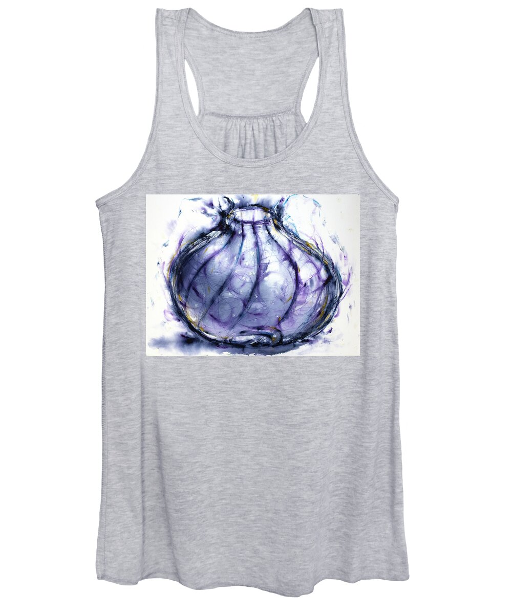  Women's Tank Top featuring the painting 'Vessel of Tears' by Petra Rau
