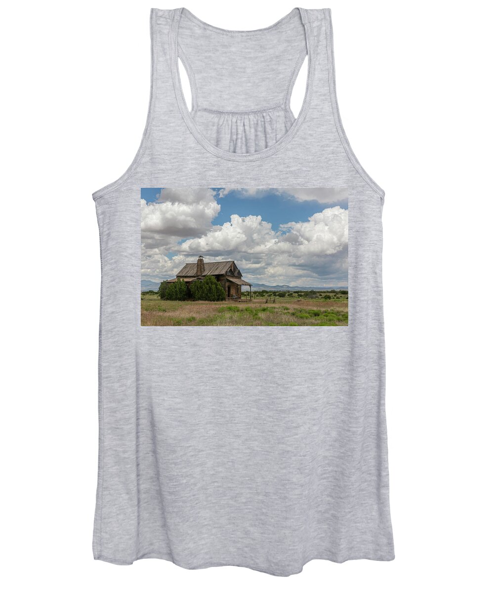 Photography Women's Tank Top featuring the photograph Western Sky by JBK Photo Art