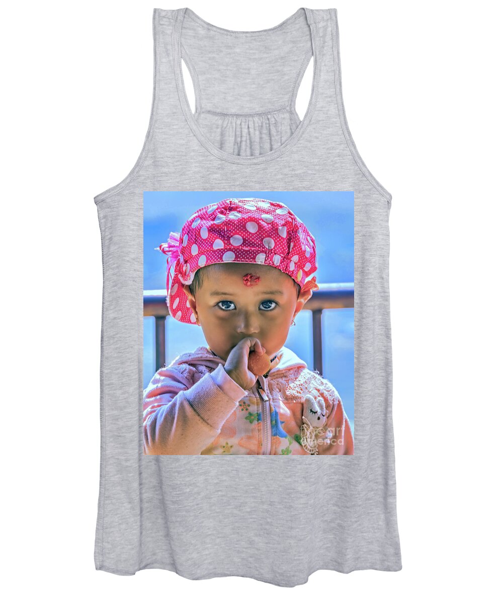 Street Women's Tank Top featuring the photograph Windows to the Soul by Tom Watkins PVminer pixs