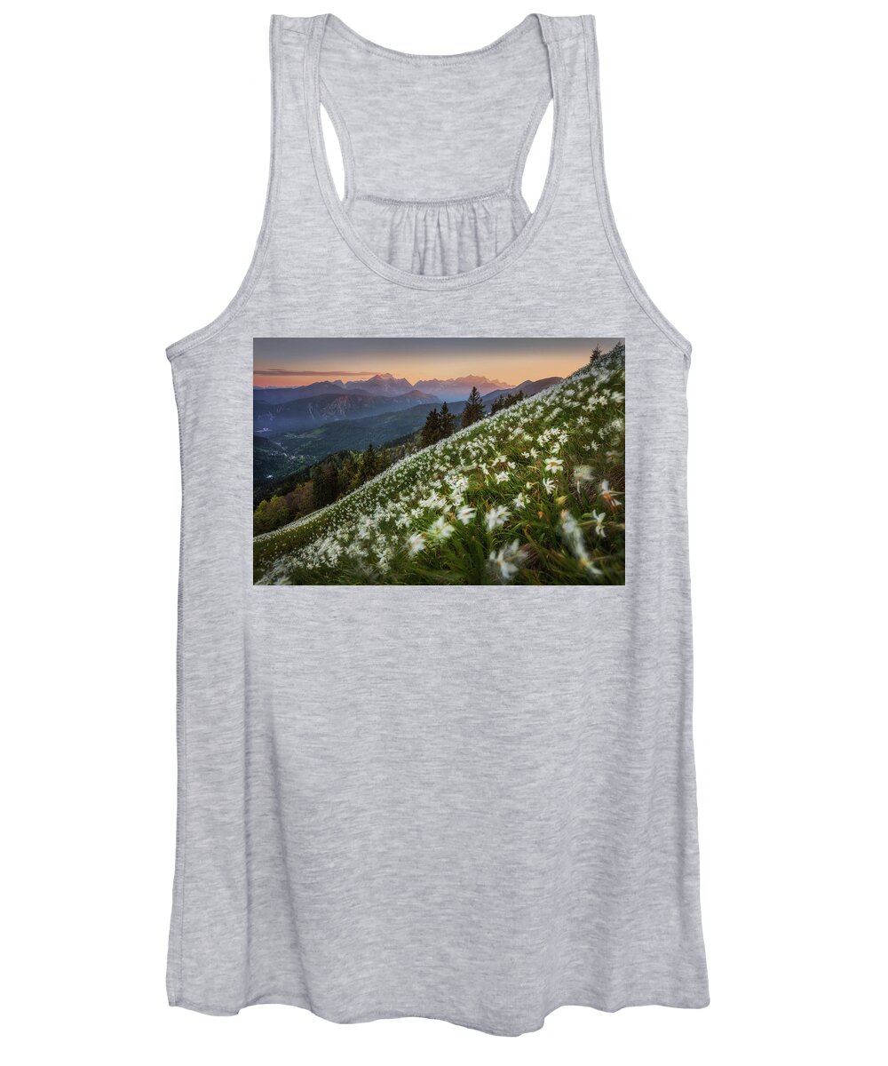 Europe Women's Tank Top featuring the photograph Windy evening by Piotr Skrzypiec