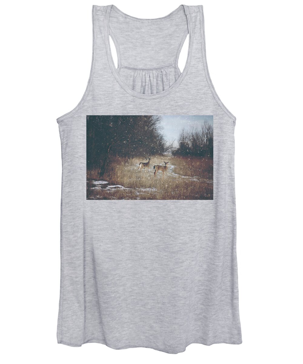 Snow Women's Tank Top featuring the photograph Winter Wonders by Carrie Ann Grippo-Pike