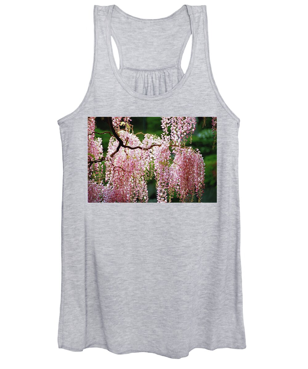 Flowers Women's Tank Top featuring the photograph Wisteria by Bonnie Colgan