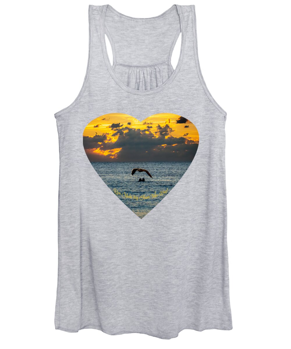 Susan Molnar Women's Tank Top featuring the photograph You Make My Heart Take Wing-2 by Susan Molnar
