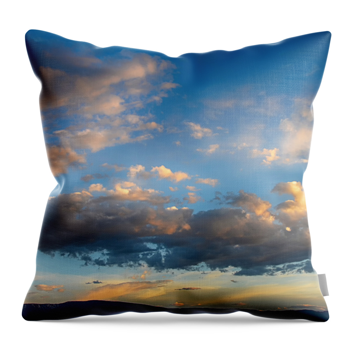 Colorado Sunset Throw Pillow featuring the photograph Breathtaking Colorado Sunset 2 by Angelina Tamez