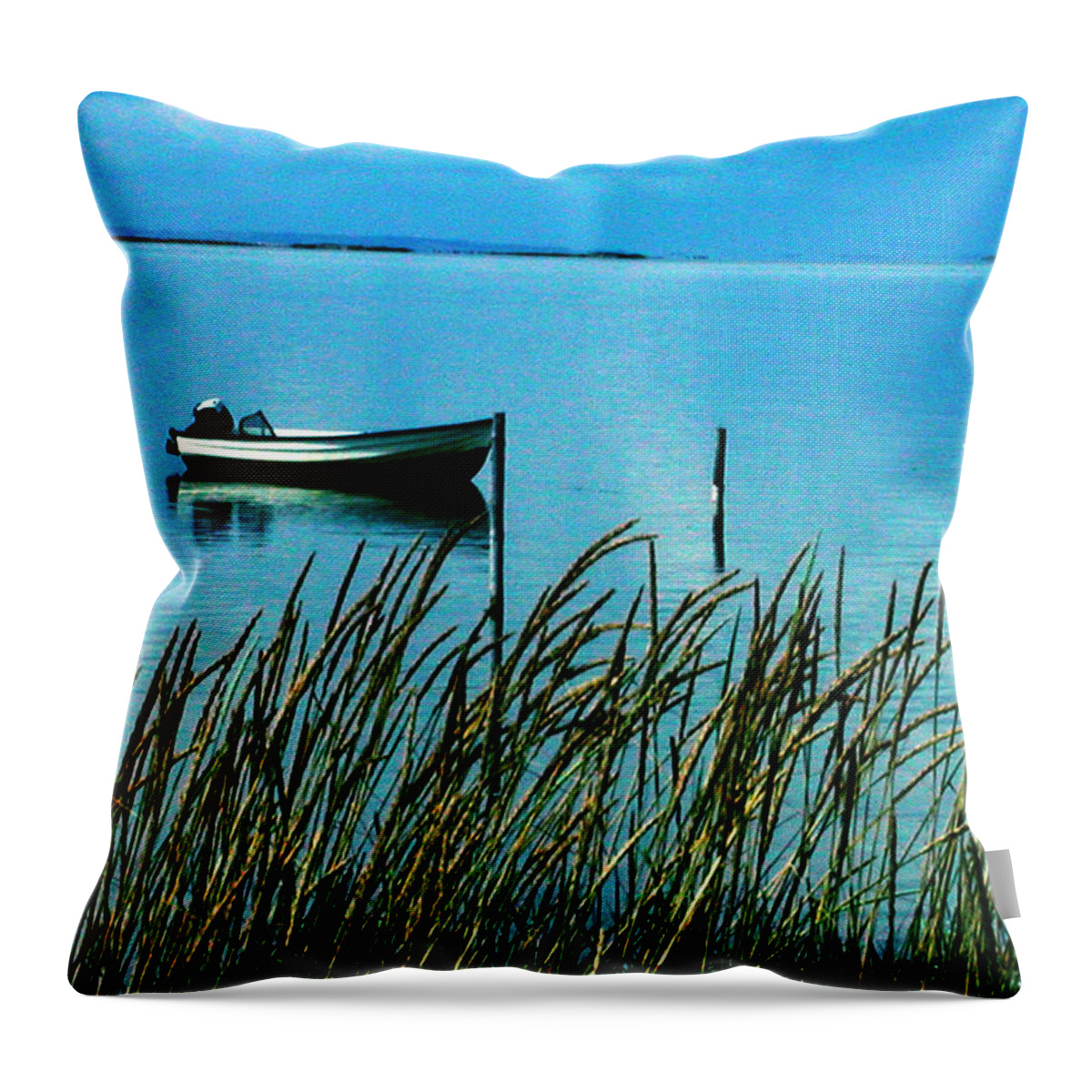 Colette Throw Pillow featuring the photograph Peaceful Samsoe Island Denmark by Colette V Hera Guggenheim