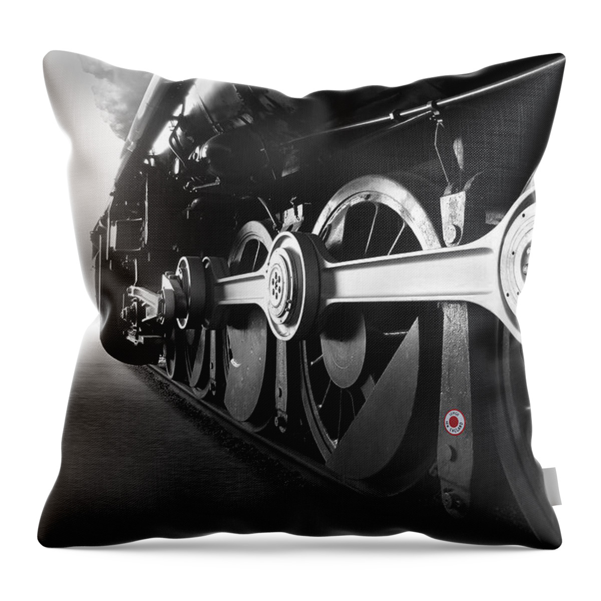 Transportation Throw Pillow featuring the photograph Big Wheels by Mike McGlothlen