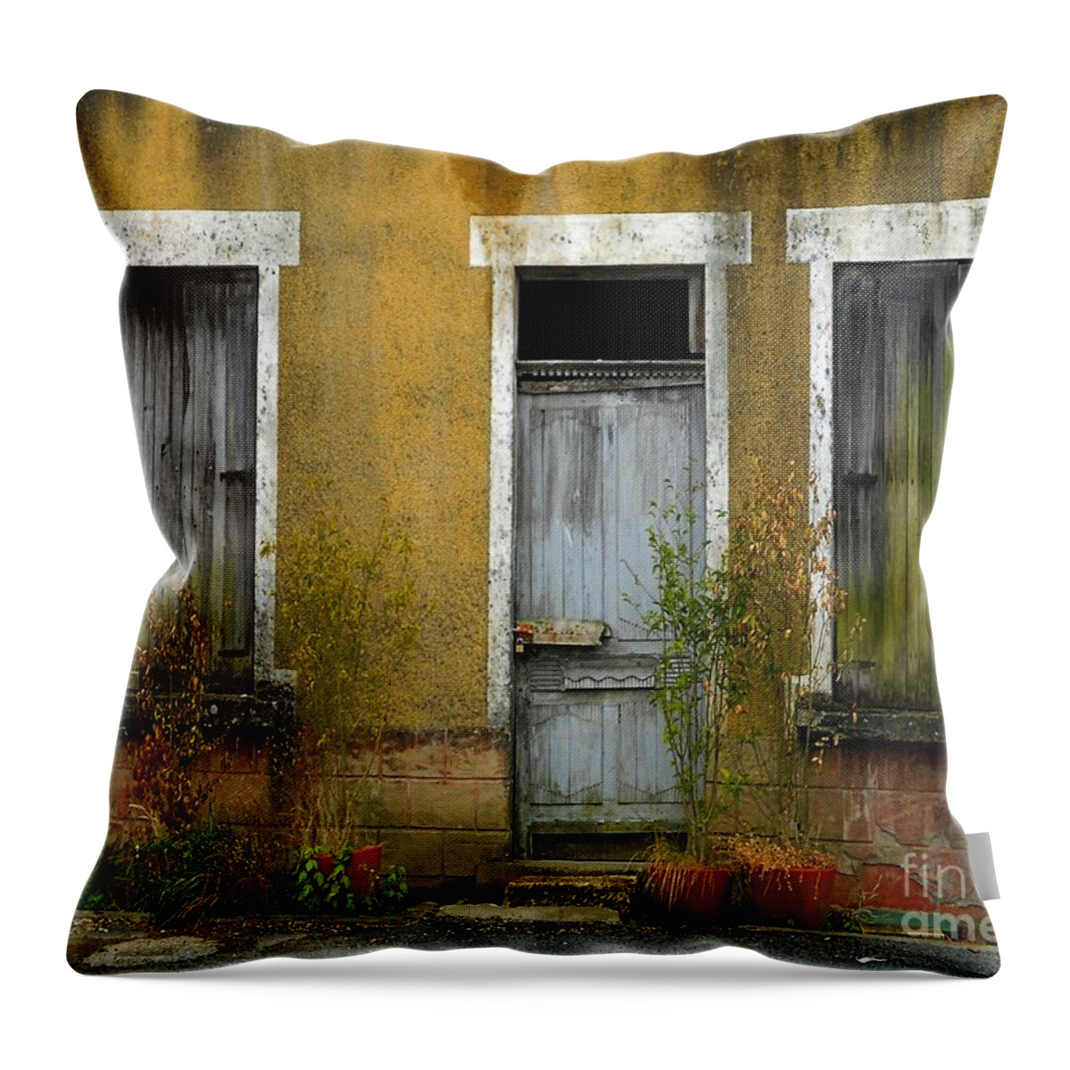 Abstract Throw Pillow featuring the photograph Come Rain or Shine by Lauren Leigh Hunter Fine Art Photography