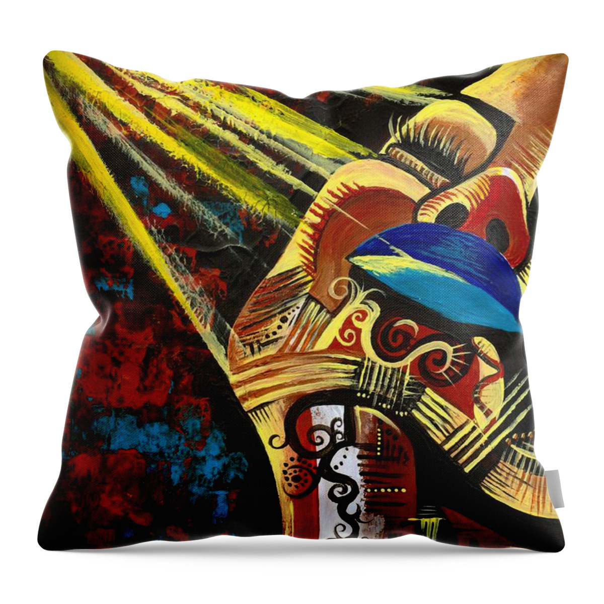 Artbyria Throw Pillow featuring the photograph Feeling Good by Artist RiA