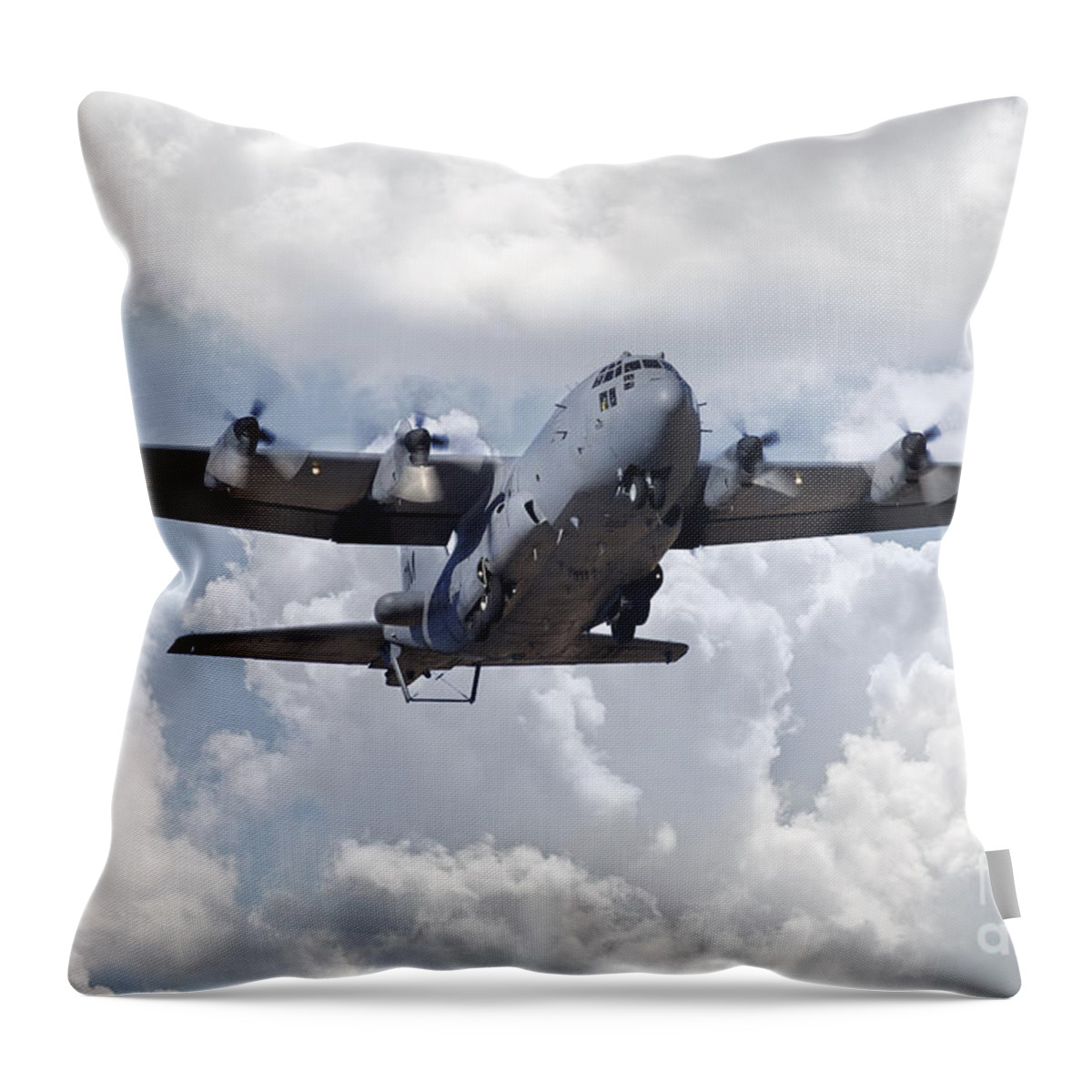 Hercules Throw Pillow featuring the digital art Hercules by Airpower Art