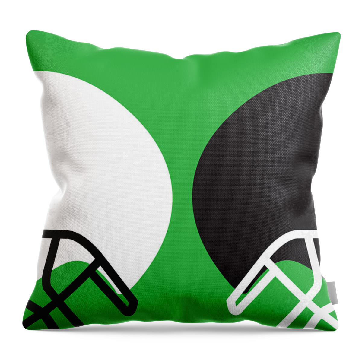 Sports Throw Pillow featuring the digital art No420 My ANY GIVEN SUNDAY minimal movie poster by Chungkong Art