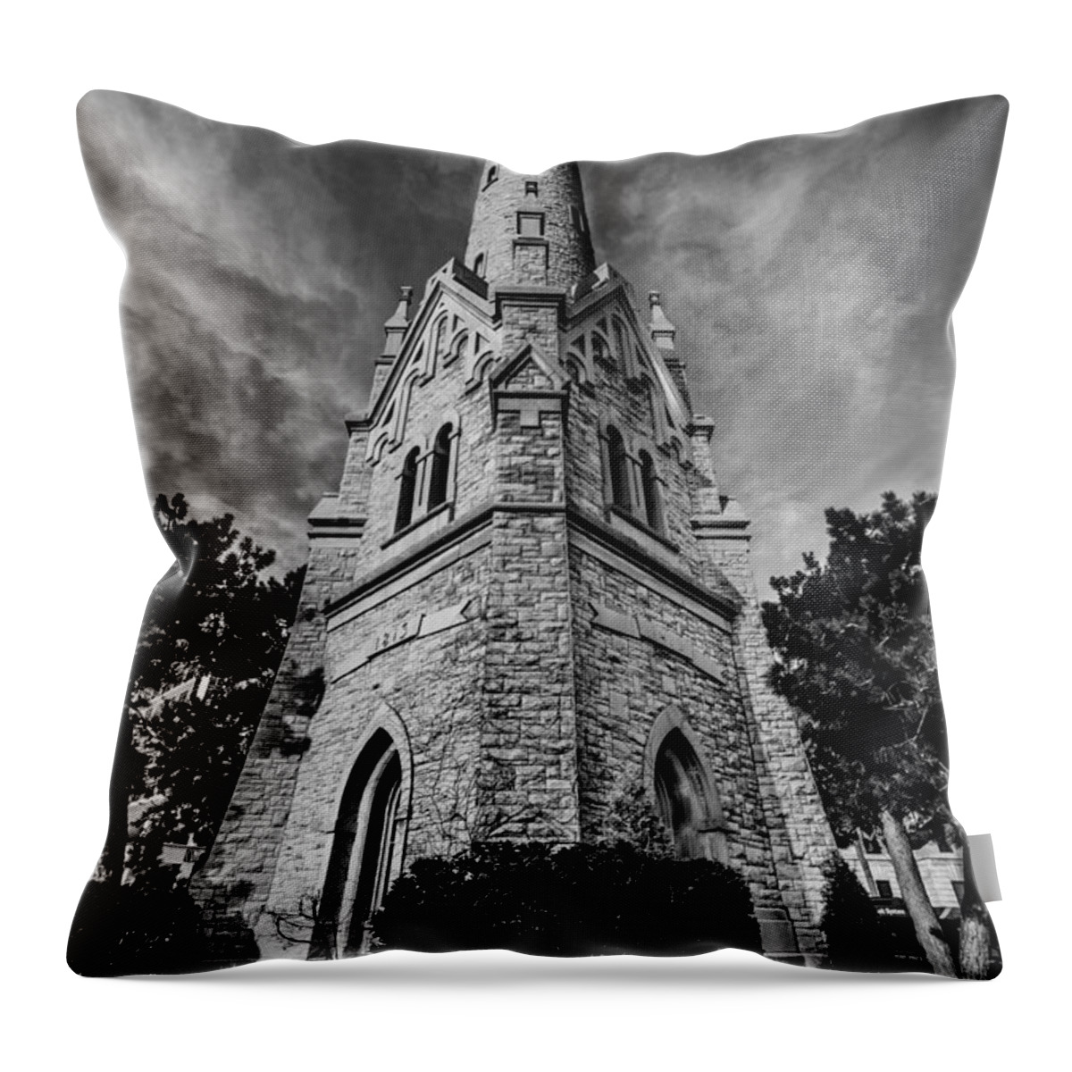 1873 Throw Pillow featuring the photograph Northpoint Water Tower by Randy Scherkenbach