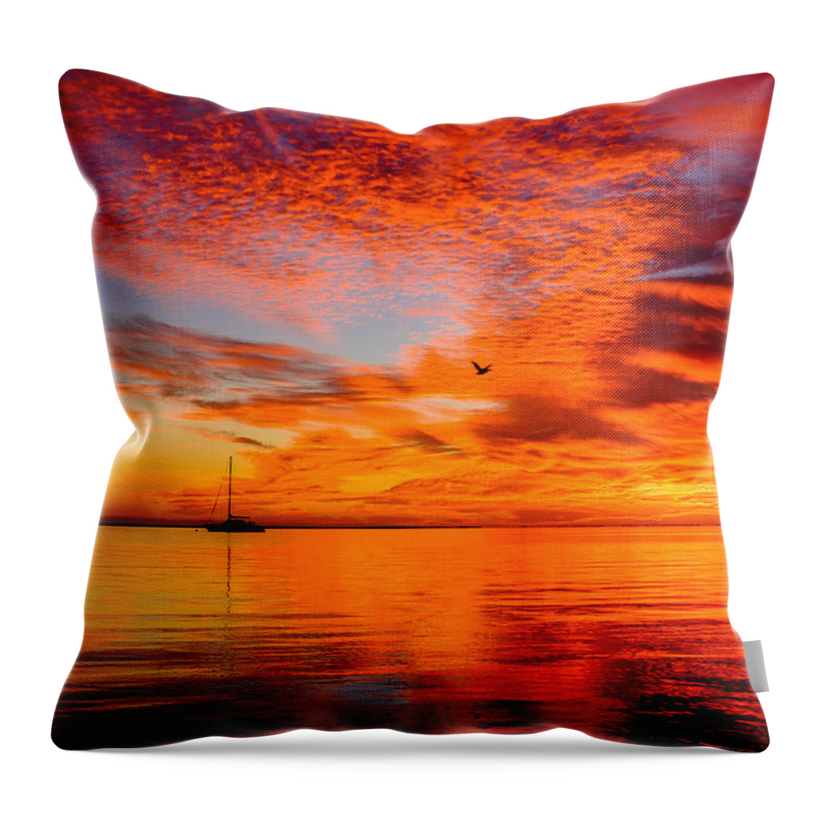 Florida Throw Pillow featuring the photograph Florida Keys by Raul Rodriguez