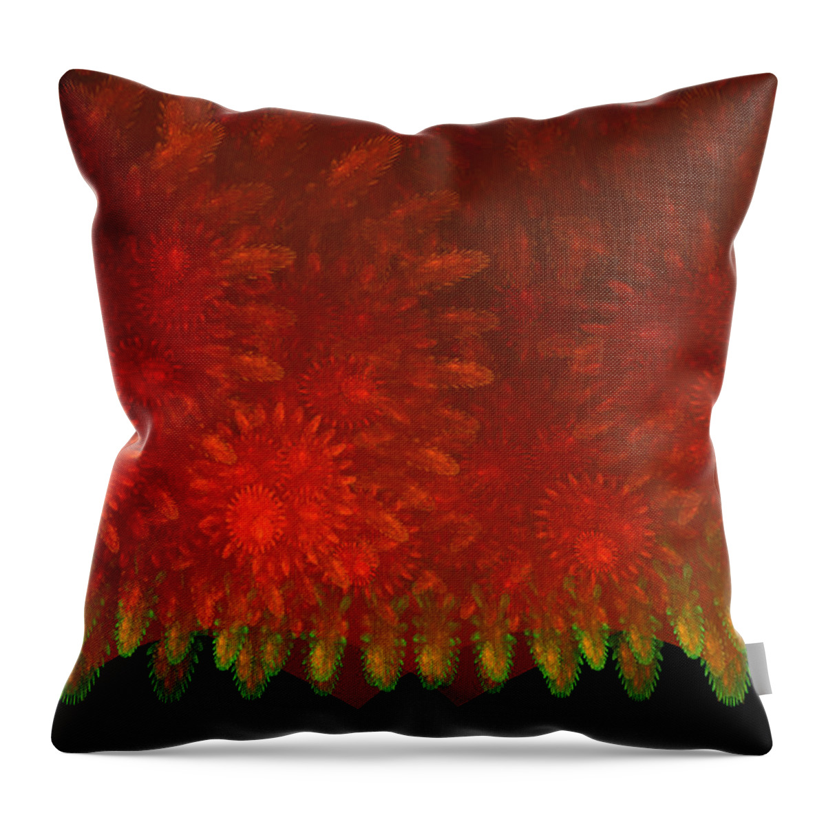 Abstracts Throw Pillow featuring the digital art 1274 by Lar Matre