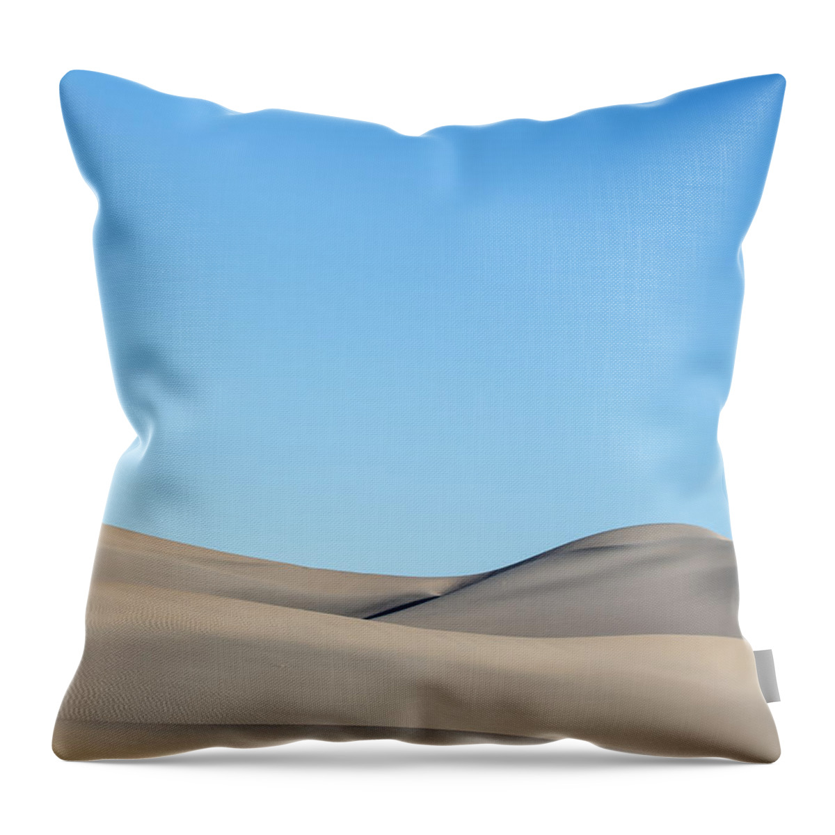 Vertical Throw Pillow featuring the photograph Desert Calm by Jon Glaser