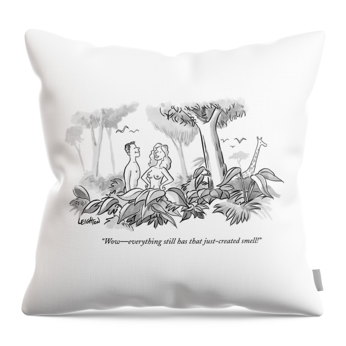 Wow - Everything Still Has That Just-created Throw Pillow