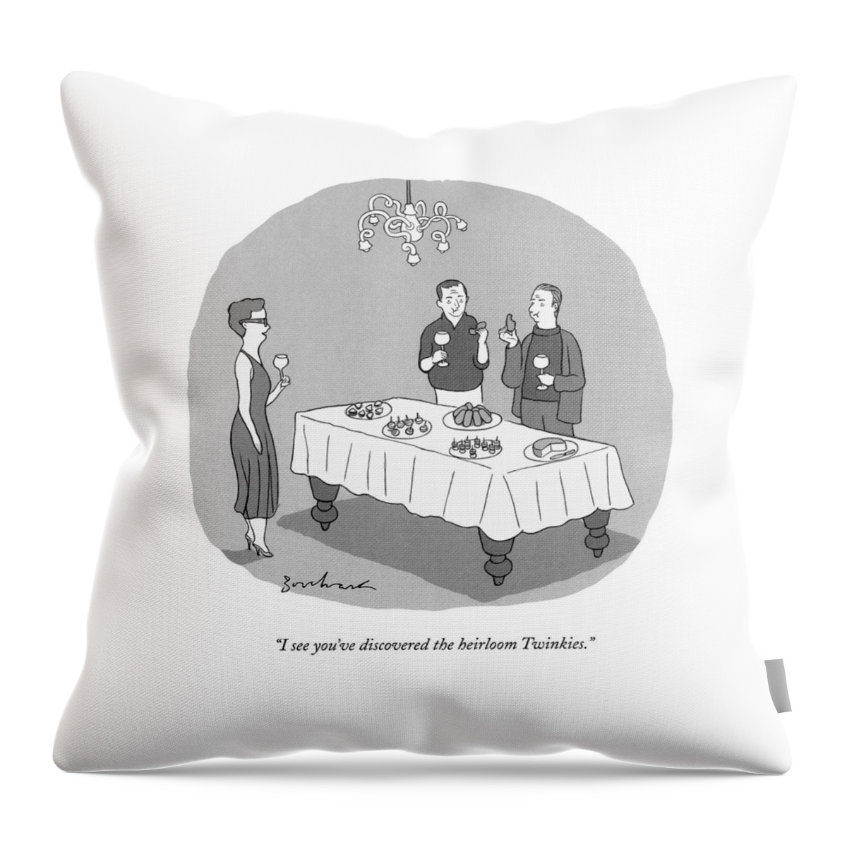 I See You've Discovered The Heirloom Twinkies Throw Pillow