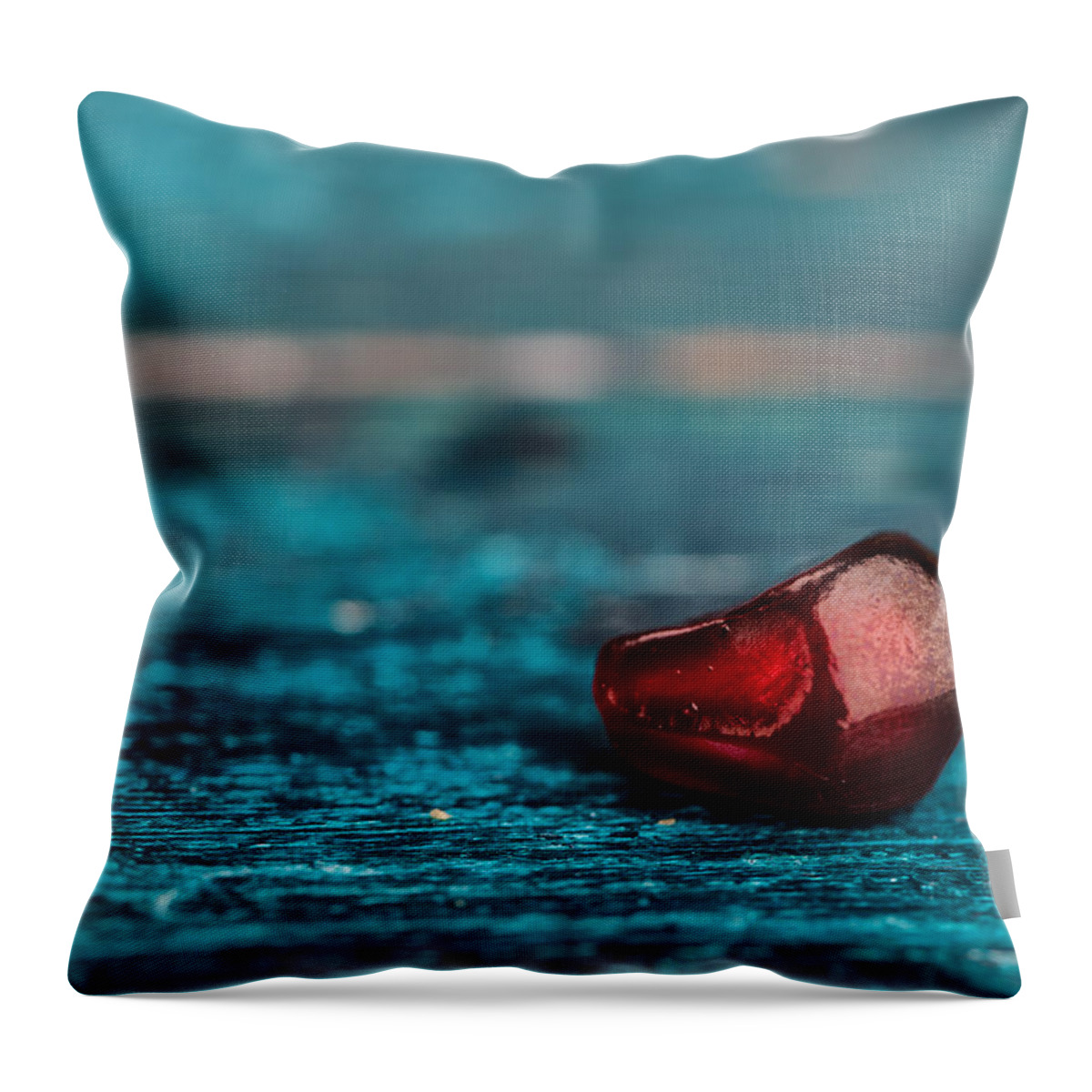 Pomegranate Throw Pillow featuring the photograph Pomegranate by Nailia Schwarz