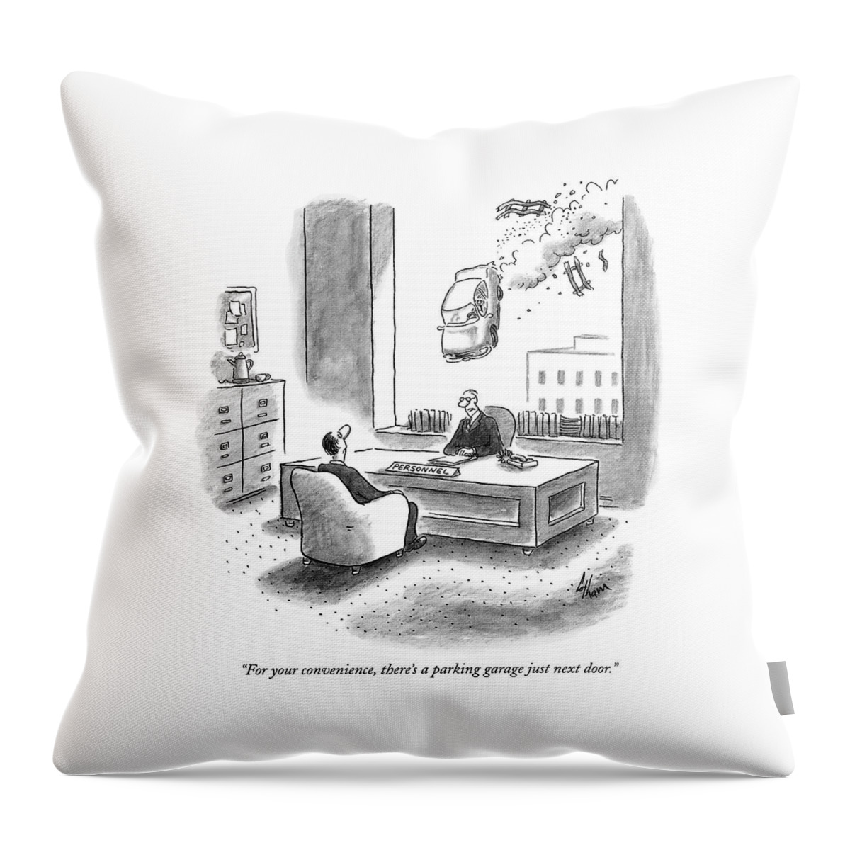 For Your Convenience Throw Pillow