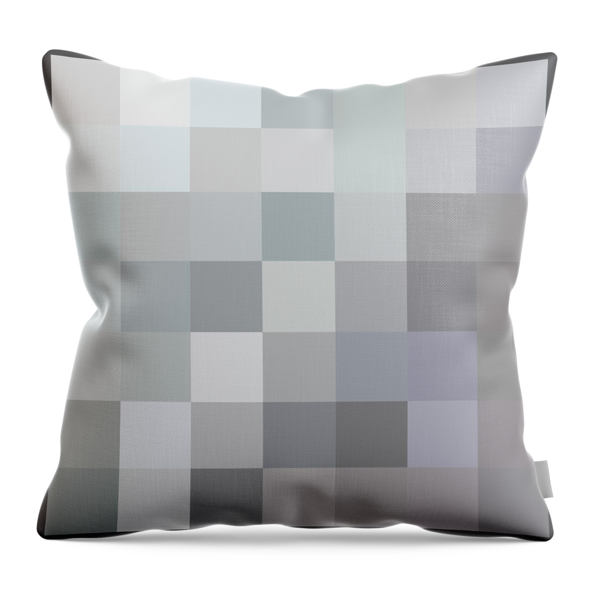 Richard Reeve Throw Pillow featuring the digital art 50 Shades of Grey by Richard Reeve