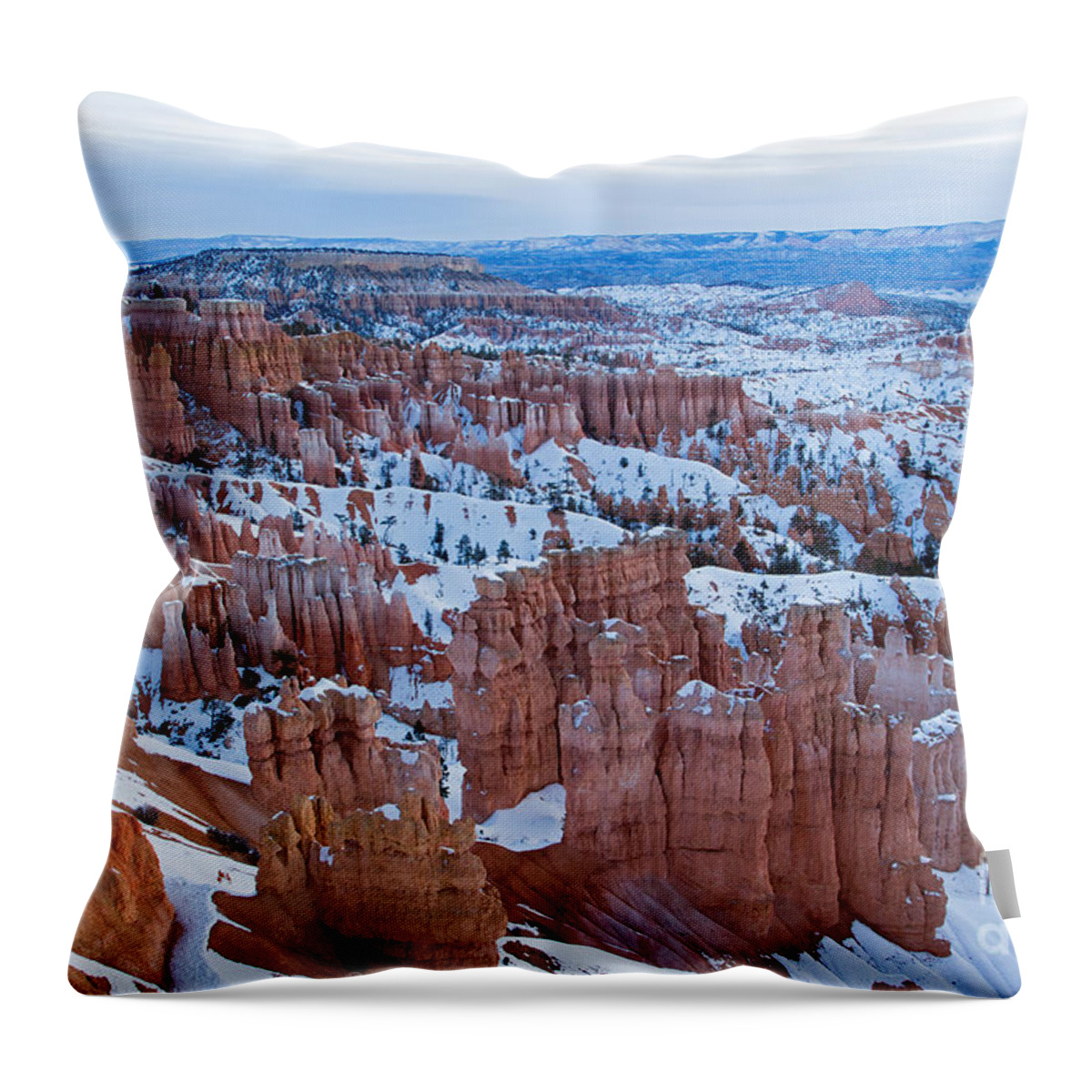 Bryce Canyon Throw Pillow featuring the photograph Sunset Point Bryce Canyon National Park by Fred Stearns
