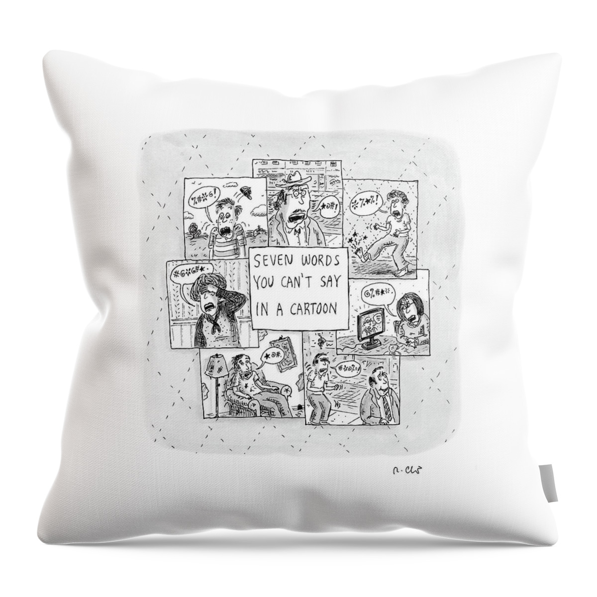 New Yorker July 7th, 2008 Throw Pillow