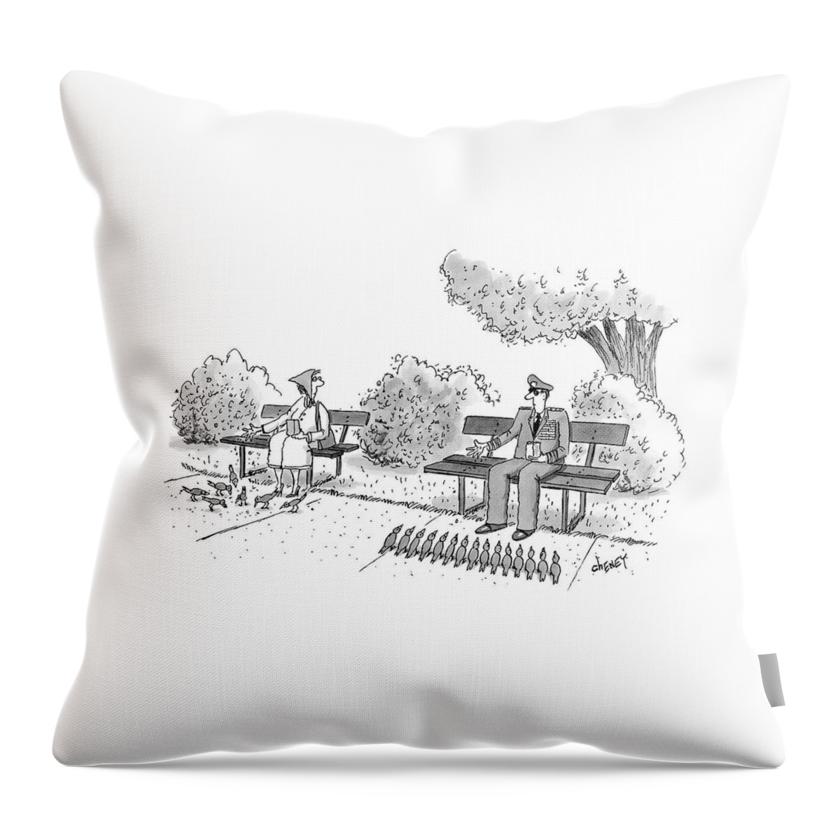 New Yorker April 11th, 2005 Throw Pillow