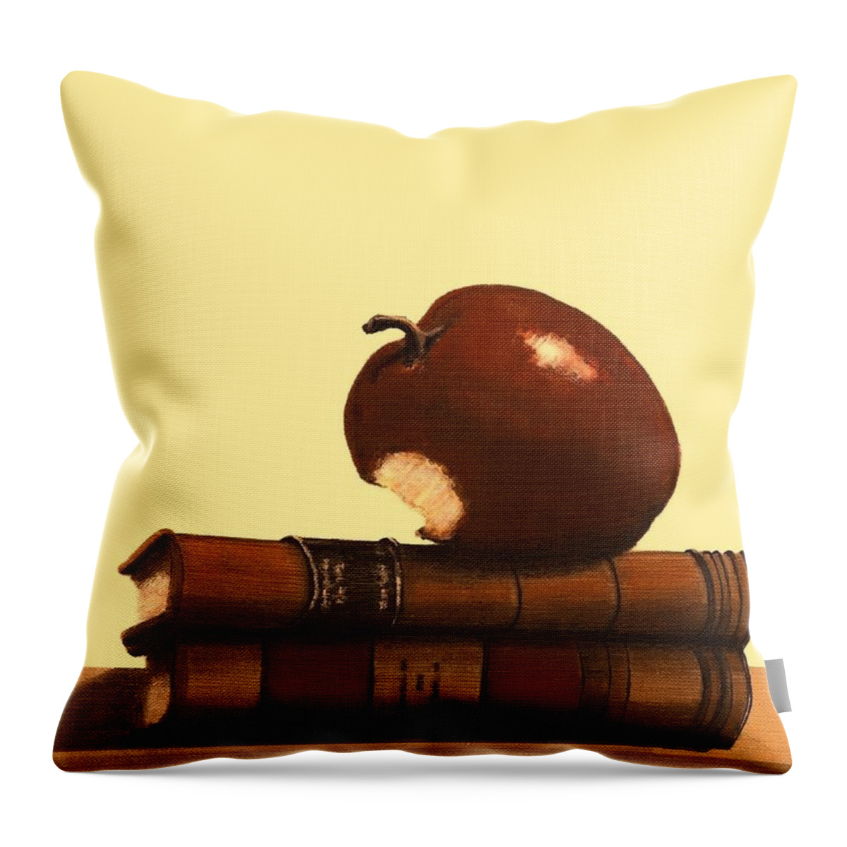 Fineartamerica.com Throw Pillow featuring the painting A Teacher's Gift Number 4 by Diane Strain
