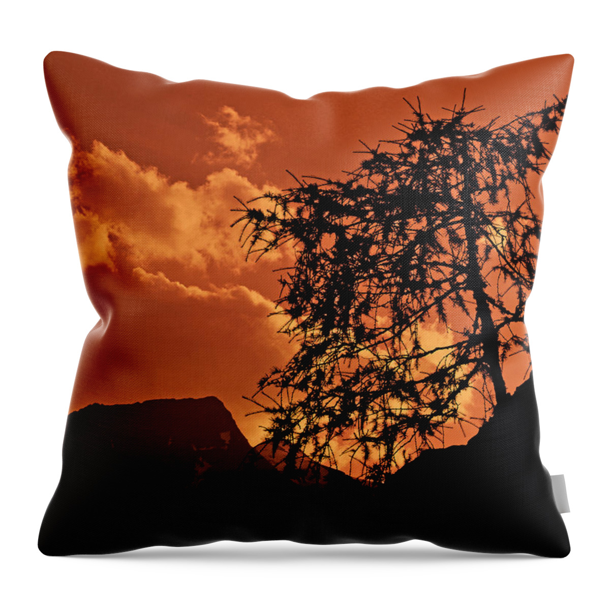 Landscape Throw Pillow featuring the photograph A Tranquil Moment by Gerlinde Keating - Galleria GK Keating Associates Inc