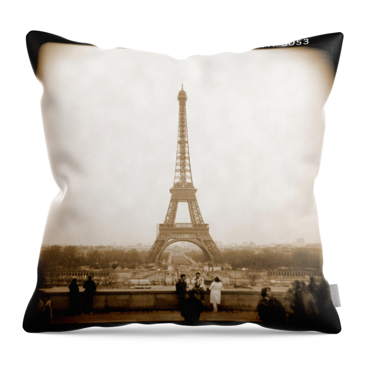 Paris France Throw Pillow featuring the photograph A Walk Through Paris 5 by Mike McGlothlen