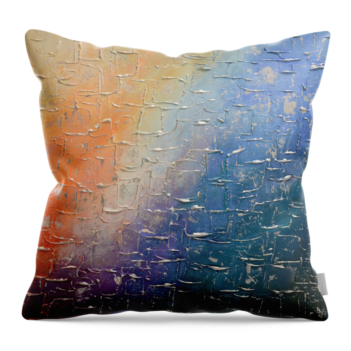 Universe Throw Pillow featuring the painting Abiding Light by Linda Bailey