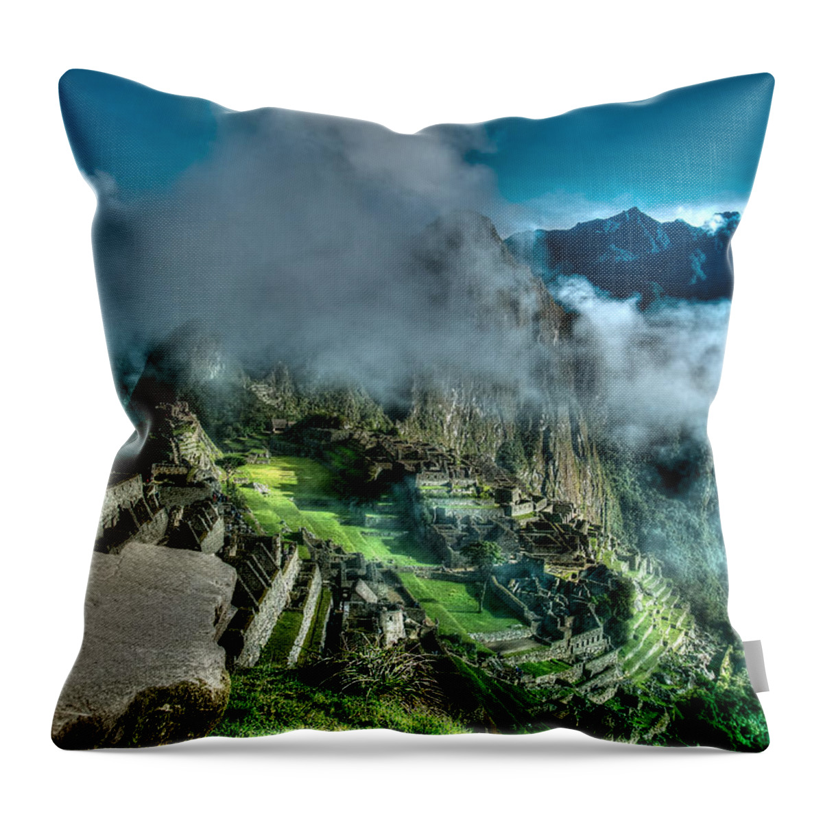 Photograph Throw Pillow featuring the photograph Above The Clouds by Richard Gehlbach