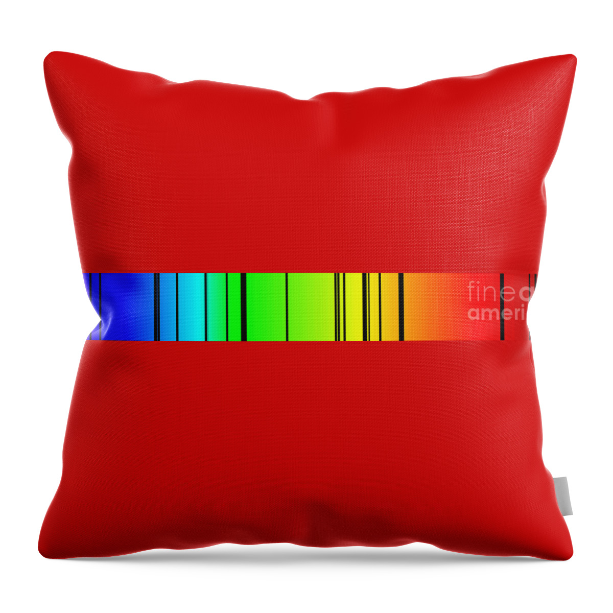 Absorption Throw Pillow featuring the photograph Absorption Spectroscopy For Carbon by Phil Degginger