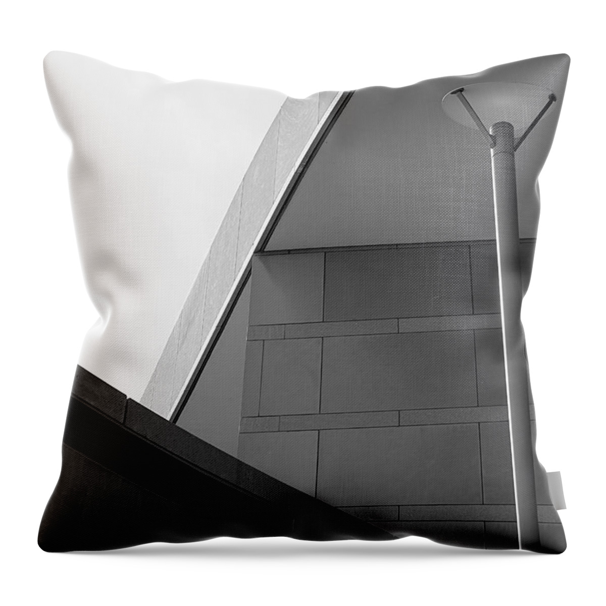 Abstract Throw Pillow featuring the photograph Abstract - National Constitution Center 3 by Richard Reeve