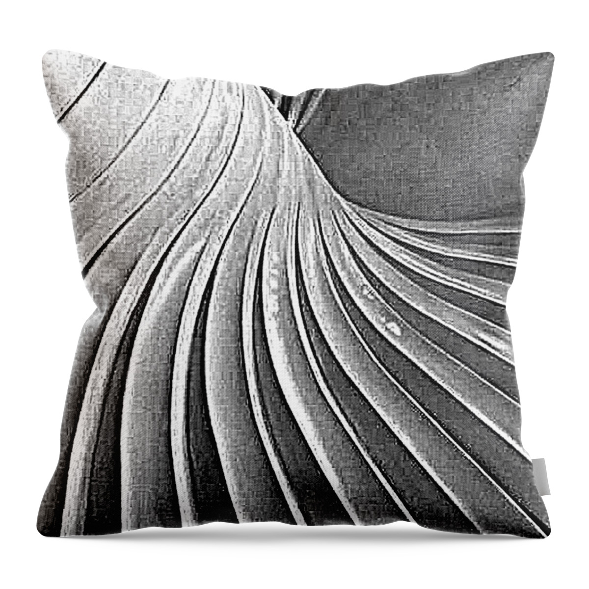 Abstract Throw Pillow featuring the photograph Abstract - Spiral Grain by Richard Reeve