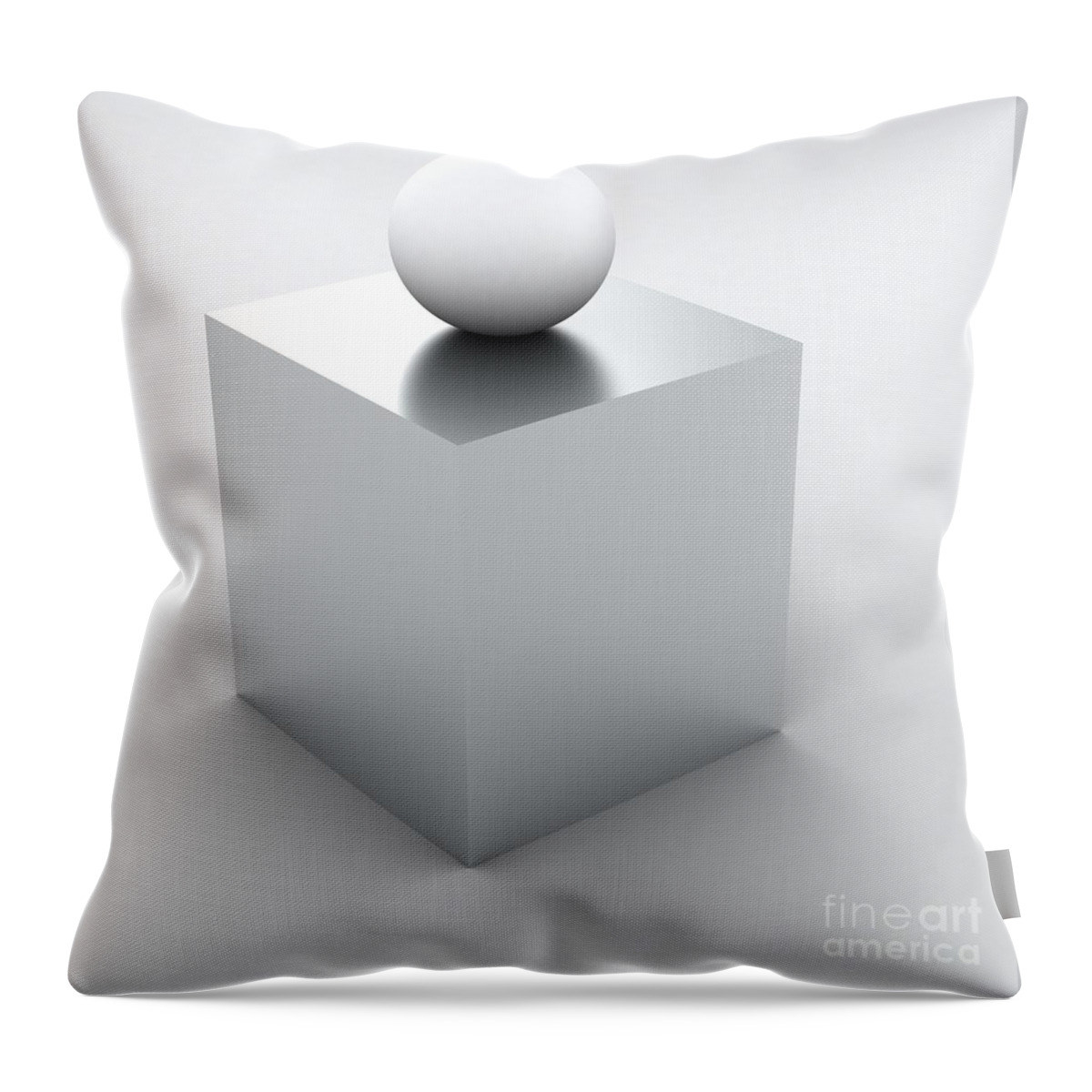 Minimalist Throw Pillow featuring the photograph Abstract by Stefano Senise