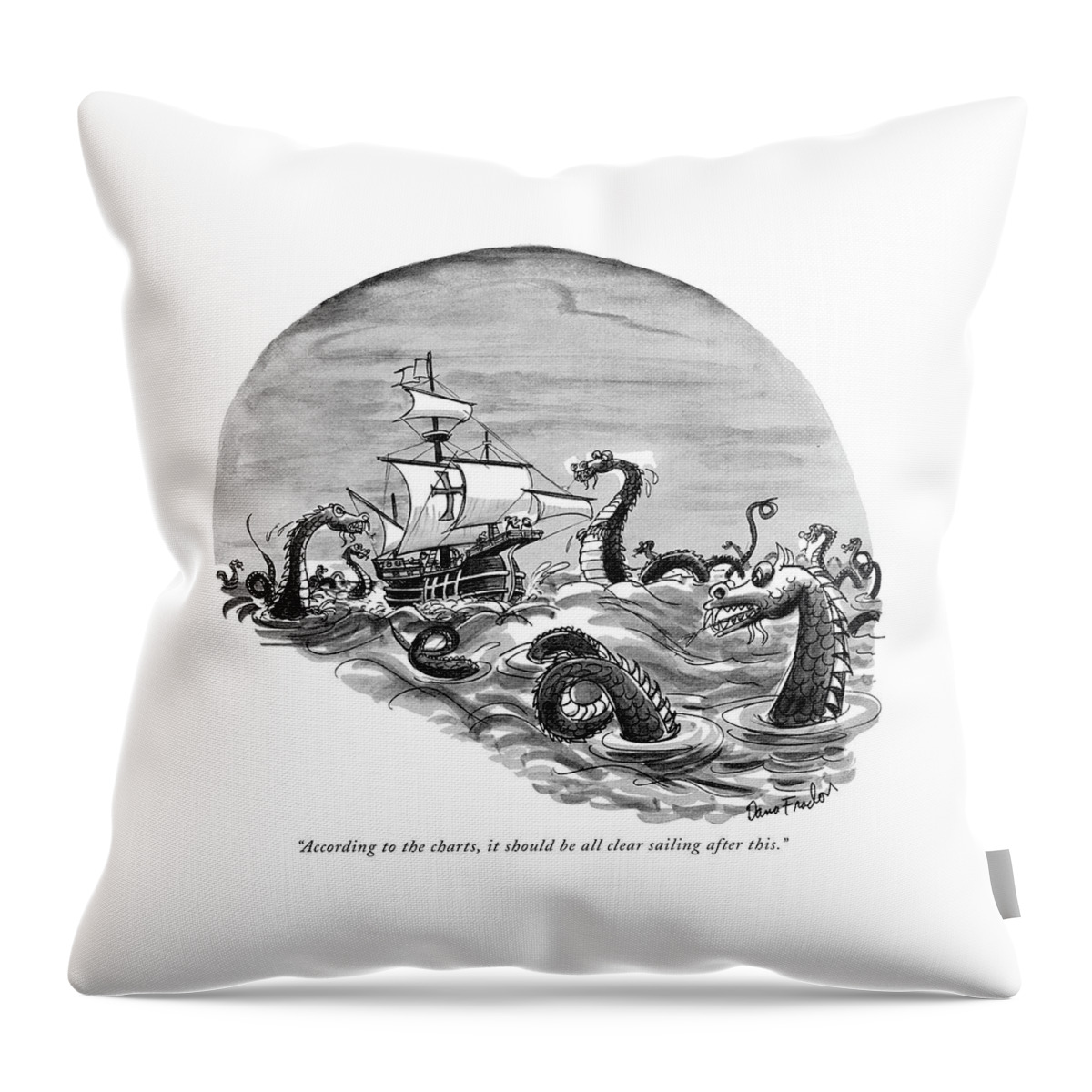 According To The Charts Throw Pillow